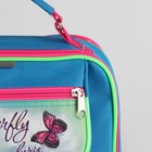 Рюкзак школьный, 2 отдела на молниях, 2 наружных кармана, цвет голубой - Фото 4