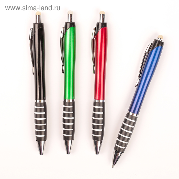 Ручка шариковая со стираемыми чернилами 0,8 мм, автоматическая, стержень синий, корпус МИКС - Фото 1