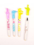 Стираемая ручка «Жест», шариковая, синий стержень, узел 0.8 мм, МИКС - Фото 1