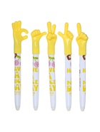 Стираемая ручка «Жест», шариковая, синий стержень, узел 0.8 мм, МИКС - фото 122205248