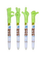 Стираемая ручка «Жест», шариковая, синий стержень, узел 0.8 мм, МИКС - Фото 12