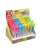 Стираемая ручка «Жест», шариковая, синий стержень, узел 0.8 мм, МИКС 2879098