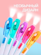 Ручка-прикол Calligrata «Фонарик», синий стержень, шариковая, МИКС - Фото 2