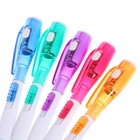 Ручка-прикол Calligrata «Фонарик», синий стержень, шариковая, МИКС (комплект 12 шт) - фото 68074515