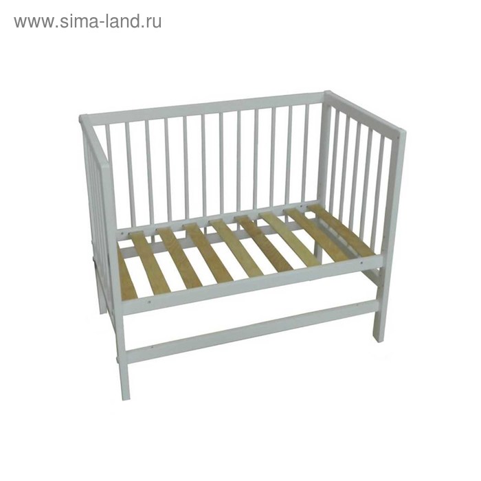 Кровать детская приставная «Фея 100», цвет белый