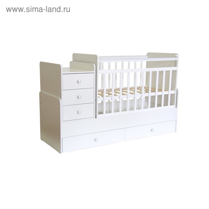 Детская кровать-трансформер «Фея 1100», цвет белый - Фото 1