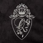 Халат женский с капюшоном KAFTAN "Queen" чёрный, р-р 46-48, 100% п/э, велсофт - Фото 4
