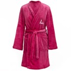 Халат женский с KAFTAN "Princess" бордовый, р-р 42-44, 100% п/э, велсофт - Фото 4