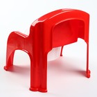 Горшок-стульчик с крышкой, цвет красный - Фото 5