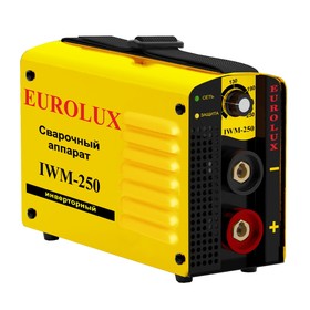 Сварочный аппарат инверторный Eurolux IWM250, 220 В, 10-250 А, IP21, дуга 30 В, 1.6-6 мм