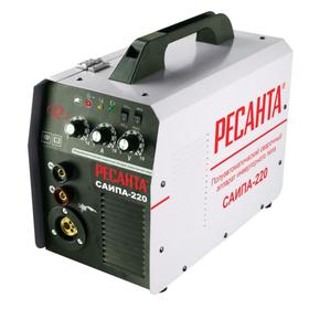 Сварочный аппарат инверторный "Ресанта" САИПА-220, п/а, 220 В, 220 А, дуга 42 В, 0.6-1 мм