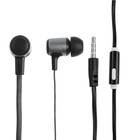 Наушники Luazon W-03, вакуумные, микрофон, Jack 3.5 мм, кабель 1.16 м, чёрный - Фото 2