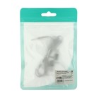 Наушники Luazon W-03, вакуумные, микрофон, Jack 3.5 мм, кабель 1.16 м, чёрный - Фото 5