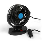 Вентилятор салона TORSO, 12 В, поворотный 360° - Фото 2