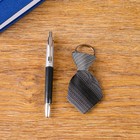 Набор подарочный 2в1 (ручка, брелок-галстук) микс - Фото 5