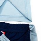 Комплект для мальчика (футболка, шорты), рост 80 см, цвет голубой - Фото 7