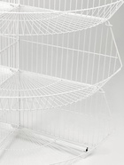 Горка-накопитель из четырёх корзин, полукруглая, 120×60×138.5 см, белая - Фото 4