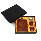 Подарочный набор «Двуглавый орёл» 4в1: фляжка 240 мл, воронка, 2 стопки, 17×19 см - Фото 6