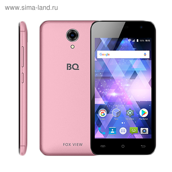 Смартфон BQ S-4585 Fox View Rose Gold 4,5"IPS,8Gb,1Gb RAM,1500mAh,цвет розовое золото   33979 - Фото 1