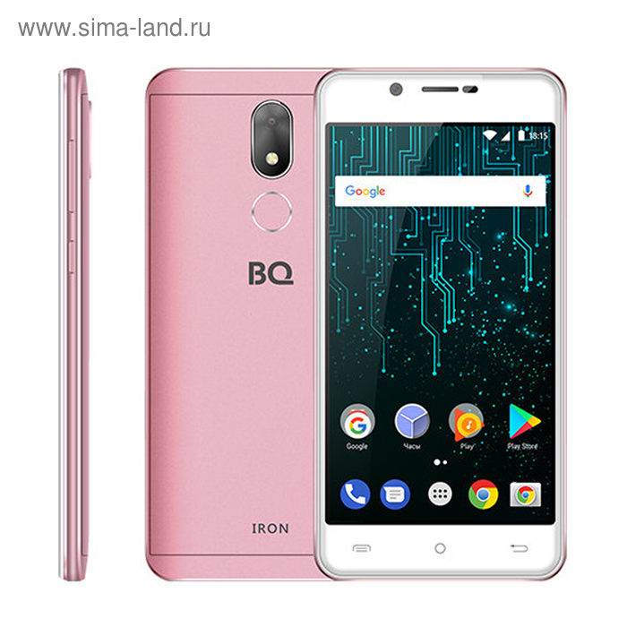 Смартфон BQ S-5007L Iron LTE 5,0", IPS, 16Гб, 2Гб, 4G, Android 7.0, розовое золото - Фото 1