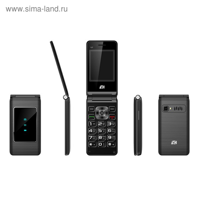 Сотовый телефон ARK Benefit V1 Grey, серый - Фото 1