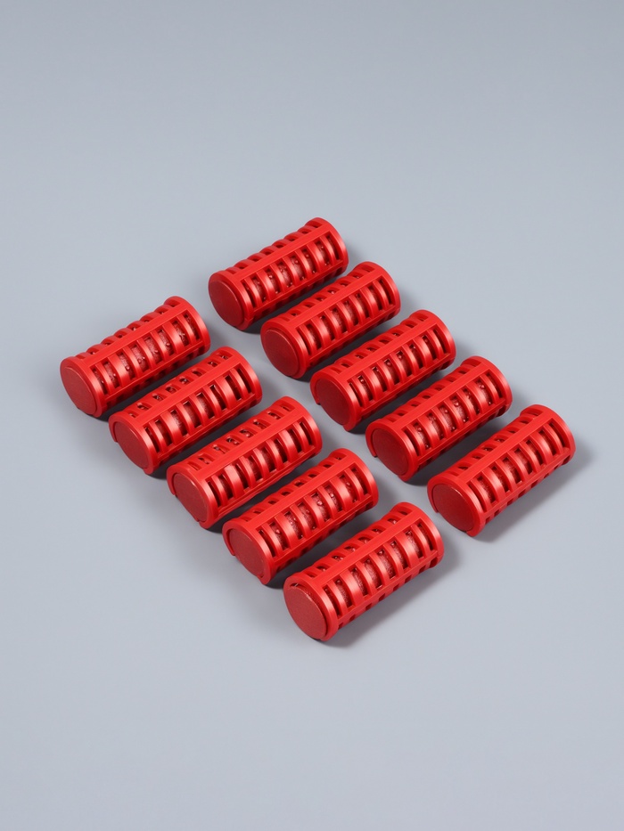 Термобигуди с фиксатором, d=2.2 см, 10 шт., цвет МИКС - Фото 1