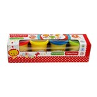 Пластилин на растительной основе 4 цвета Mattel Fisher Price - Фото 1