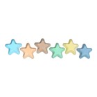 Мелки цветные для асфальта 15 штук Calligrata TOP, в форме звёздочки (3 х 1,3см; 5-7 гр), МИКС - Фото 4