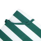 Матрац для лежака "Бриз" бело-зелёный - Фото 4