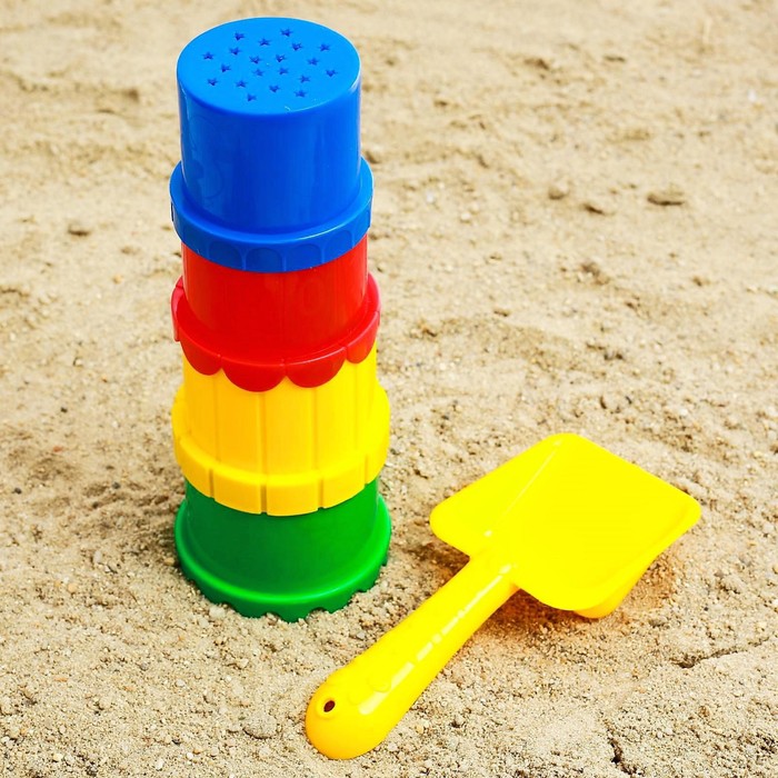 Набор для игры в песке, цвета МИКС - фото 1890739880