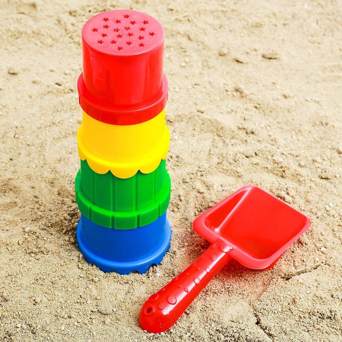 Набор для игры в песке, цвета МИКС - фото 1890739881