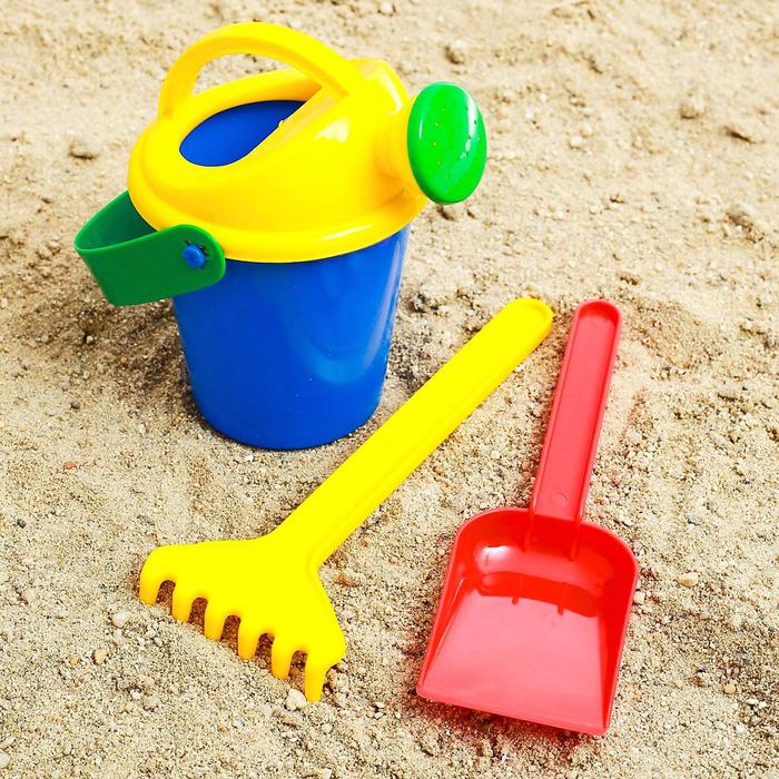 Набор для игры в песке, лейка 350 мл, цвета МИКС - фото 1886294473
