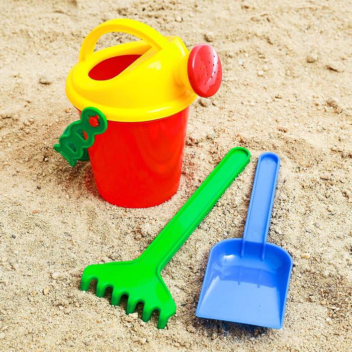 Набор для игры в песке, лейка 350 мл, цвета МИКС - фото 1886294474