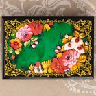 Шкатулка «Цветы 14», лаковая миниатюра, 11х16 см - Фото 2