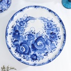 Тортница «Цветок», гжель - фото 24981763