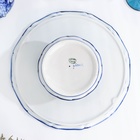 Тортница «Цветок», гжель - фото 24981764