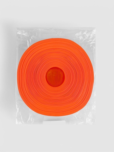 Лента атласная, 50 мм × 100 ± 5 м, цвет оранжевый