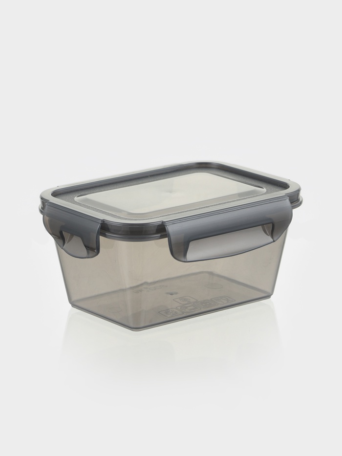 Контейнер для хранения еды Виолет, 800 мл, герметичный, пластик, серый - Фото 1