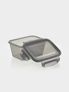 Контейнер для хранения еды Виолет, 800 мл, герметичный, пластик, серый - Фото 2