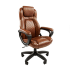 Офисное кресло Chairman 432, экопремиум коричневый - фото 110243929