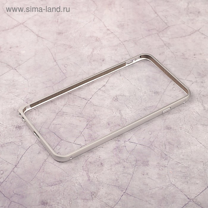 Чехол DEPPA Alum Bumper iPhone 6 Plus, серебряный - Фото 1