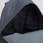 Рюкзак молодёжный, отдел на молнии, наружный карман, цвет серый/камуфляж - Фото 5