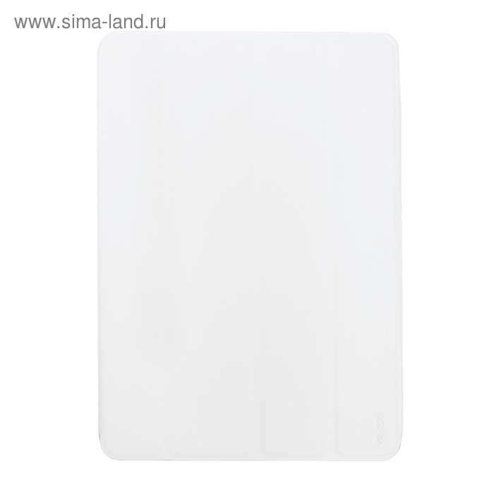 Чехол-подставка Deppa Ultra Cover PU и защитная пленка для Apple iPad AIR, белый - Фото 1