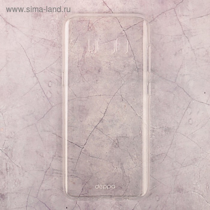 Чехол Deppa Gel Case для Samsung Galaxy S8, прозрачный - Фото 1