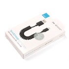 Кабель Deppa, micro USB - USB, двухсторонний коннектор, витой, 2 А, 2 м, черный - Фото 2