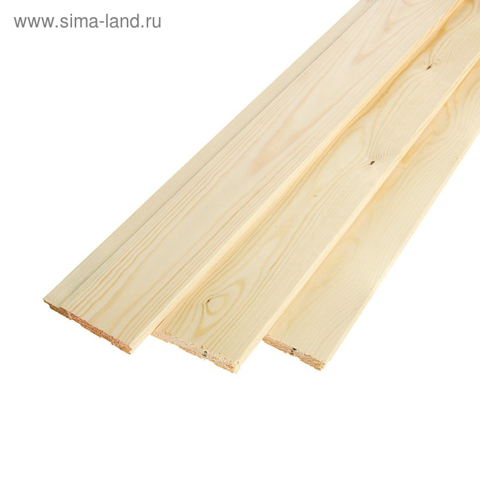 Вагонка СОСНА сорт "АВ" 250х8,8х1,25см в упаковке 10шт "Лесопилка 143" - Фото 1