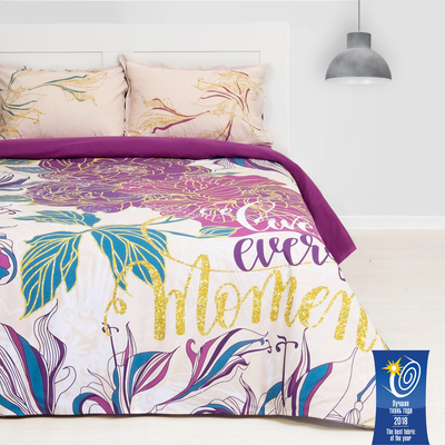 Постельное бельё "Этель" 2 сп Live every moment 175х215 см, 200х220 см, 50х70+3 см - 2 шт, ранфорс