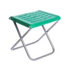 Стул складной, 37х29.5х34 см, цвет зелёный - Фото 5