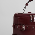 Сумка-рюкзак, отдел на молнии с клапаном, цвет бордовый - Фото 4