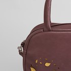 Сумка женская, отдел на молнии, наружный карман, регулируемый ремень, цвет лавандовый - Фото 4